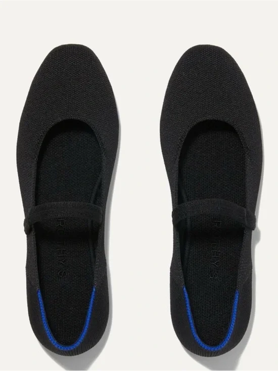 Rothy's The Square Mary Jane in Black - Picture 1 of 6